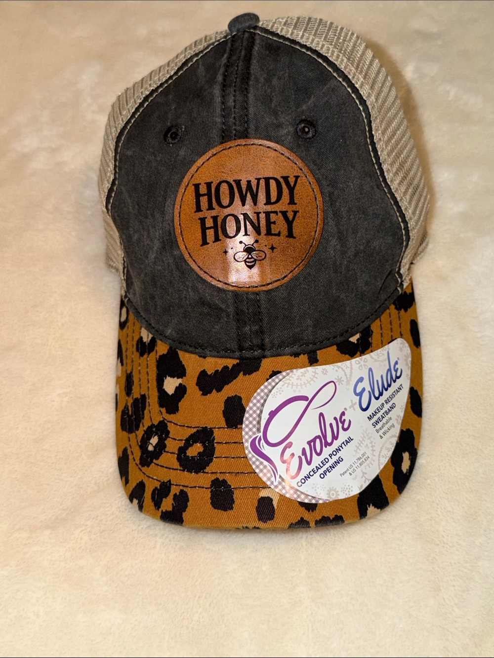 New Howdy Honey Leopard Trucker Hat